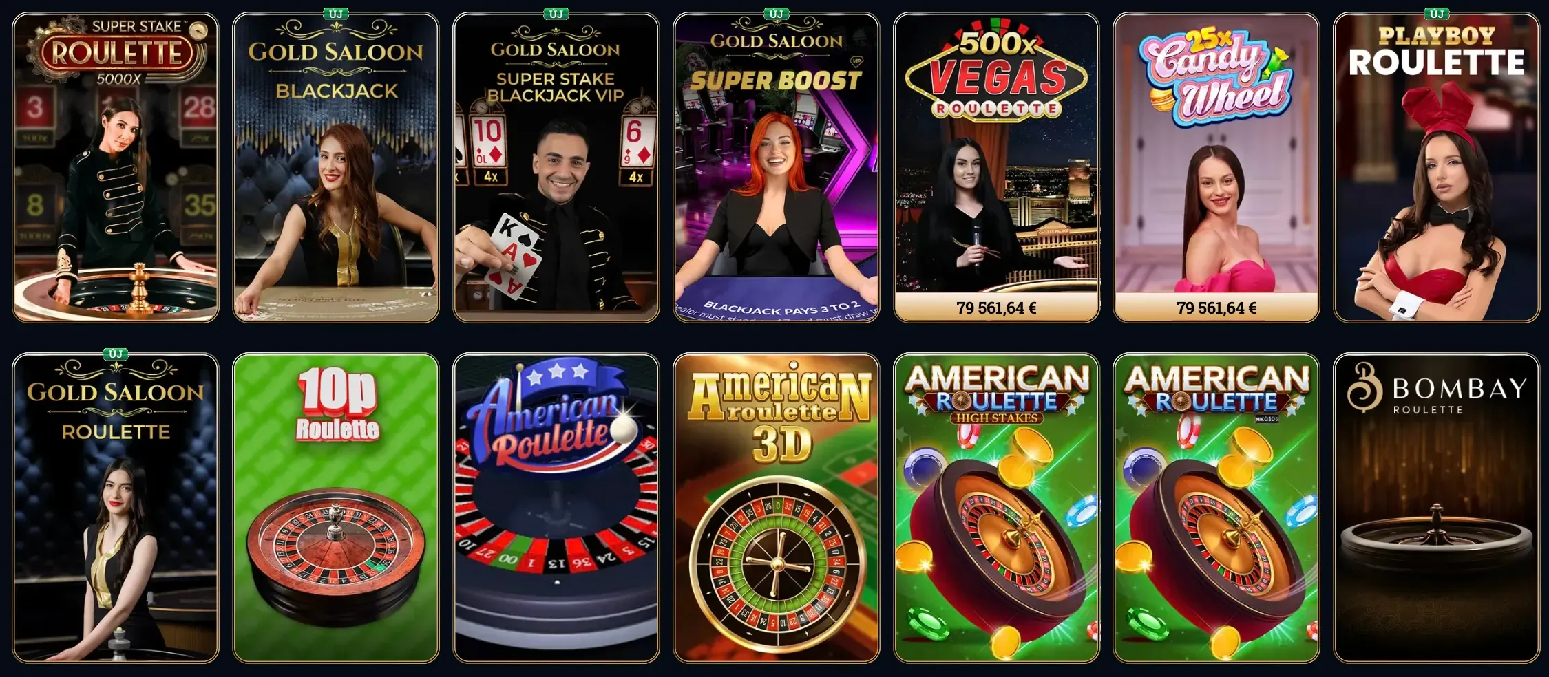 Élő kaszinó a Millioner